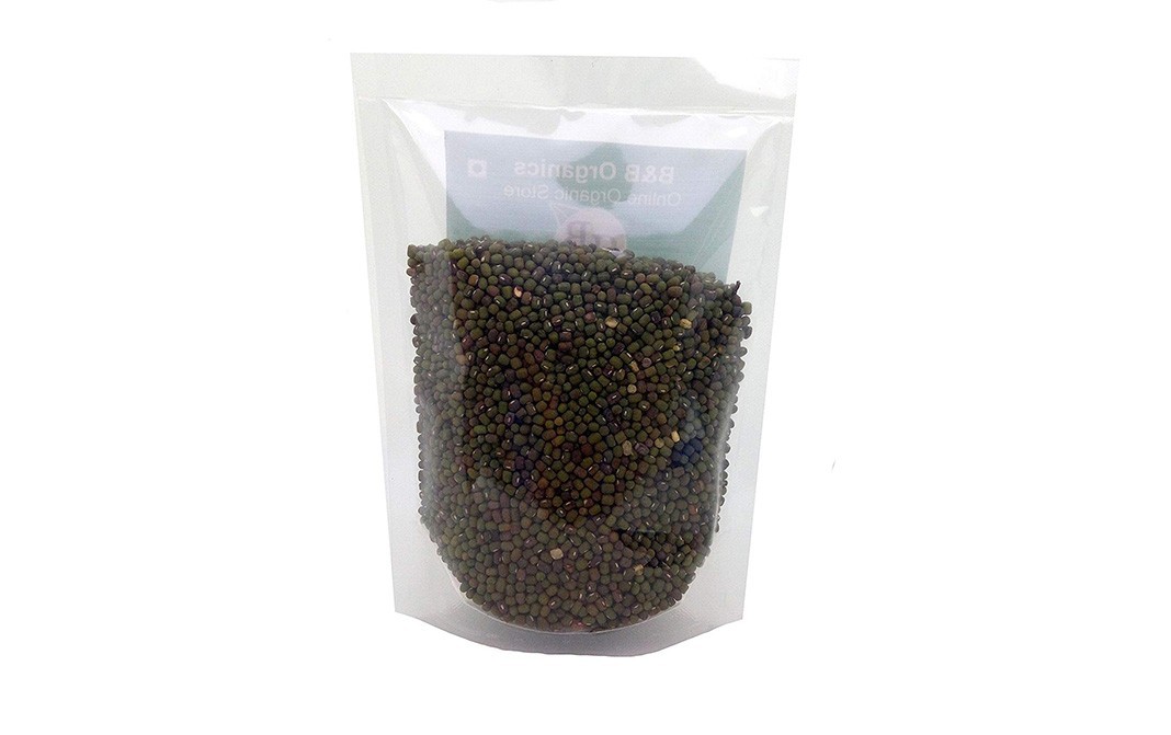 B&B Organics Whole Green Gram    Pack  5 kilogram